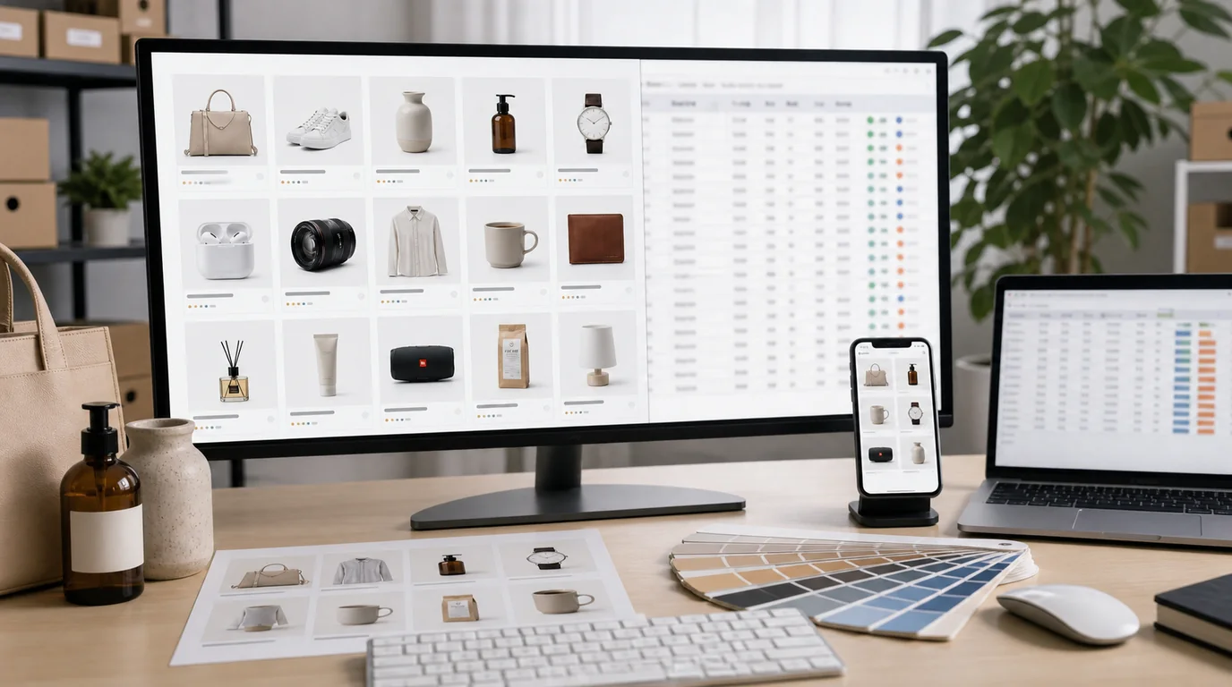 Google Shopping feed images prepared for clear product matching
